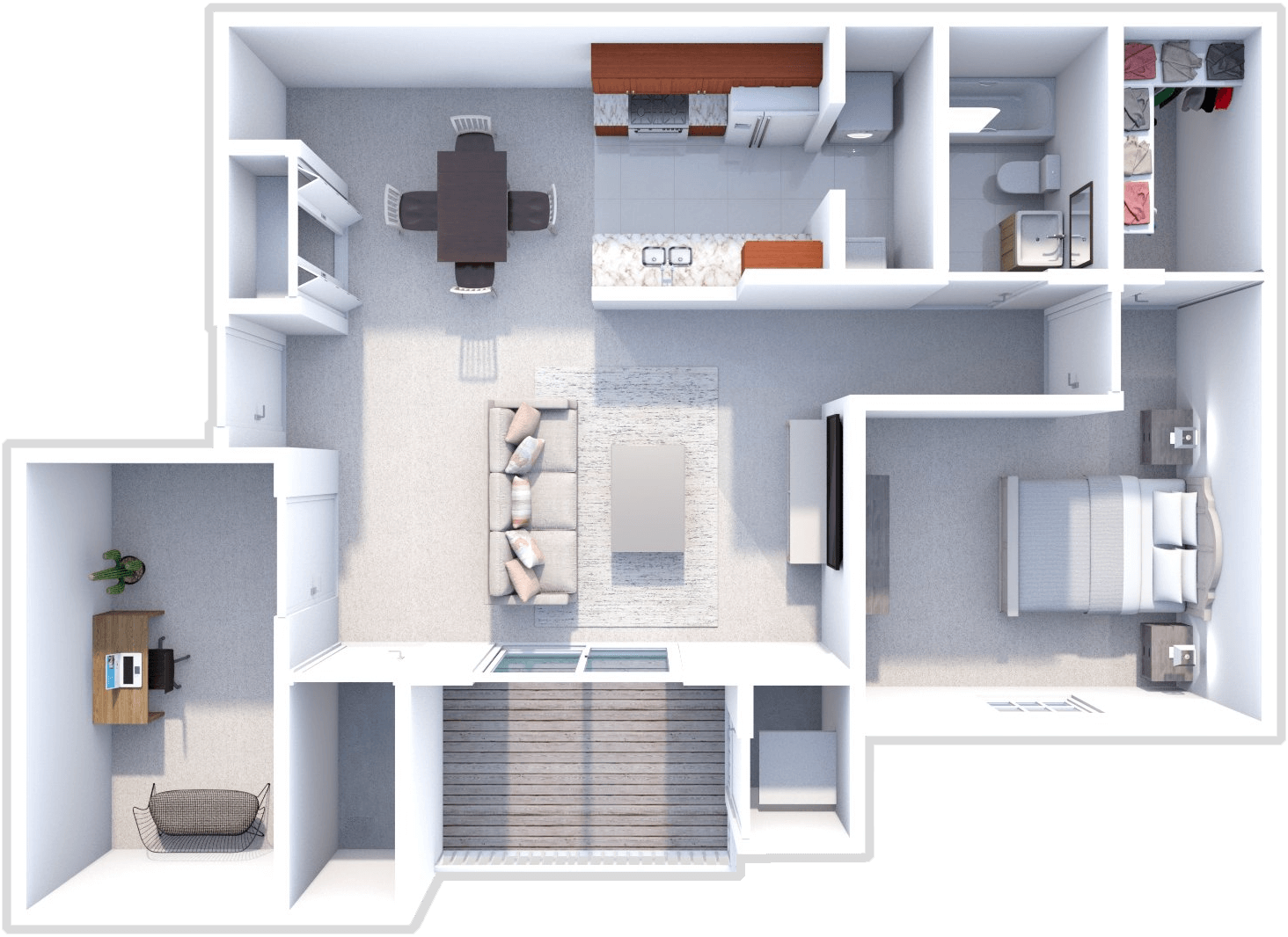 The Breton floor plan